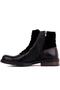 - Black Suede Leather Zippered Men's Boots 102-2750-61360 - 3