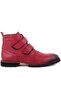 - Burgundy Leather Velcro Eva Sole Men's Boots 102-3657-8-1155