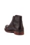 - Brown Leather Lace-Up Men's Boots 102-4013-Gol - 4