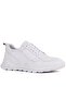 - White Leather Men's Casual Shoes 101-3688-He-923 - 2