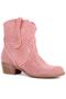 - Pink Suede Zipperless Women's Summer Boots 105-2596-Venus - 2