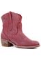 - Burgundy Tumbled Leather Zipperless Women's Summer Boots 105-2596-Venus - 2