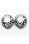 Gothic Antique Drop Model Large Snap Ring 316l Steel Men's Earrings - 4
