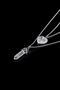 Crystal Quartz Heart And Nails Cut Necklace Set