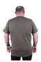 Plus Size Men's Crew Neck T-Shirt California 23120 Khaki - 2