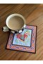 Decorative Kilimli Horse Patterned Cocktail Napkin (1 Piece) - 4