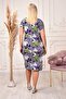 Women's Pity Plus Size Dress Aysl55 - Lilac - 6