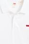 Men's White Polo Neck T-shirt Housemark Logo Slim Fit Polo - A48420002 - 3