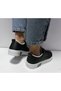 Woman's Black Color Faux Leather Classic Lace-up Sports Shoes Tina Sneaker - 4