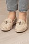 Orthopedic Daily Soft Women's Skin Perforated Stone Ballerina Shoes - 5