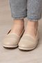 Orthopedic Daily Soft Women's Skin Perforated Ballerina Shoes - 5