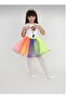 Girl's 23 April 29 October 10 November 19 May Performance Outfit Patterned T-shirt Skirt Set
