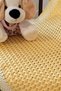 Hand Knitted Stroller Size Baby Blanket - 2