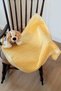 Hand Knitted Stroller Size Baby Blanket - 3