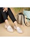 City Beige Patent Leather Tasseled Women's Loafers - 5