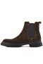 Khaki Suede Men's Chelsea Boots 102-057-10201 - 3