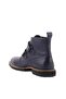 - Navy Blue Leather Velcro Eva Sole Men's Boots 102-3657-8-1155 - 4