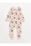 Lcw Baby Crew Neck Long Sleeve Minnie Mouse Printed Baby Girl Jumpsuit Pack of 2 - 3