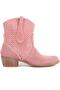 - Pink Suede Zipperless Women's Summer Boots 105-2596-Venus
