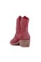- Burgundy Tumbled Leather Zipperless Women's Summer Boots 105-2596-Venus - 4