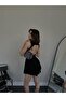Mini Flounced Women's Dress with Shorts - 7