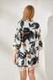 Women's Stone Black Tasseled Loose Knitted Kimono KMN-00000056 - 5
