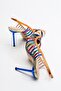 Gesto Gold Multi Women's Heeled Shoes - 3