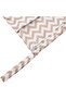 Leakproof Pattern Brown White Waterproof Dirty Swimsuit Zippered Wet Diaper Outfit Bag - 2