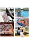 Leakproof Pattern Brown White Waterproof Dirty Swimsuit Zippered Wet Diaper Outfit Bag - 4