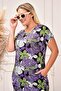 Women's Pity Plus Size Dress Aysl55 - Lilac - 4