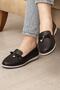 Orthopedic Daily Soft Women's Skin Perforated Stone Ballerina Shoes