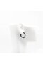 Boutique Patterned Ring Drop Model Boutique Embroidered Fine Snap 316l Steel Men's Earrings - 5