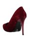 Claret Red Women's Heeled Shoes 8922151902 - 5
