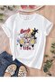White Beach Life Printed Kids Combed Cotton T-Shirt
