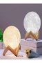 Moon Night Light with 3D Stand 12 cm Decorative Table Lamp as a Gift for Spouse and Lover - 2