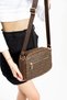 Esta Printed Brown Tan Women's Shoulder and Crossbody Bag 21x27 Size - 2