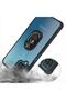 Samsung Galaxy M12 Case Full Protection of Edges Transparent Ring Stand Break Cover - 4