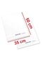 100 Pieces Karatis Art White Painting Paper 35 X 50 Cm 200 Gr - 2