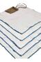 Double Layer Embroidered Cotton 5 Pack Baby Care Wipes (22x22 Cm) - 4