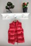 Wikiland Red Color Pocketed Zippered Children's Puffer Vest - 2