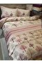 Single Pique Duvet Cover Set with Elastic Sheet - Dusty Rose - 3