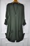 Plus Size Combed Cotton Stone Long Cardigan