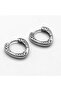 Boutique Patterned Ring Drop Model Boutique Embroidered Fine Snap 316l Steel Men's Earrings - 4