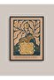 لوحة أناقة نباتية بإطار واحد مقاس 30 × 40 سم 40 × 60 سم إطار خشبي أبيض وأسود Tk/030 - 2