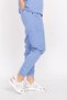 Baby Blue Çağla Model Elite Lycra Judge Collar Snap Fastener Doctor Nurse Scrubs Uniform Set - 4