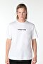 Men's Crew Neck Short Sleeve Regular Fit Printed T-Shirt White - 3