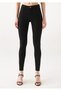 Lady Black Skinny Jeans Women's Colorfast Power Lycra Recovery Jeans