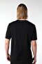 Men's Crew Neck Short Sleeve Regular Fit Basic 100% Cotton Black T-Shirt - 4