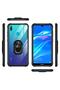 Huawei Y7 Prime 2019 Case Full Protection Transparent Ring Stand Break Cover - 5