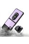 For Samsung Galaxy Z Flip 3 Case Full Protection of Edges Transparent Ring Stand Break Cover - 6